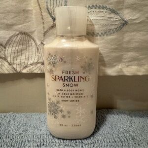 NEW, SEALED!! Bath & Body Works Fresh Sparkling Snow Body Lotion